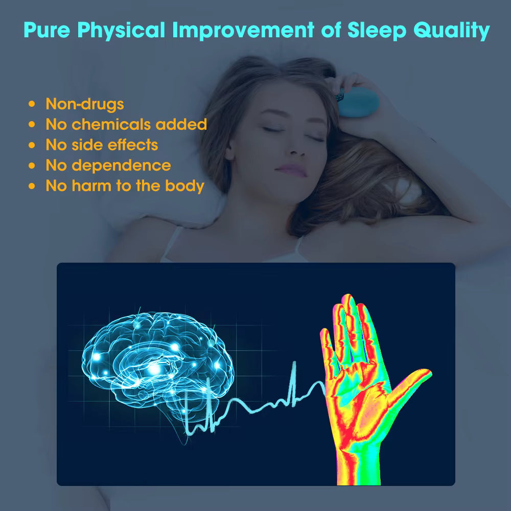 Handheld CES Microcurrent EMS Pulse Sleep Aid & Anxiety Relief Device